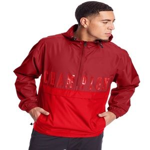 Red Champion Colorblock Wind Jacket